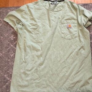 Carhartt Men's Green T-Shirt medium relaxed fit